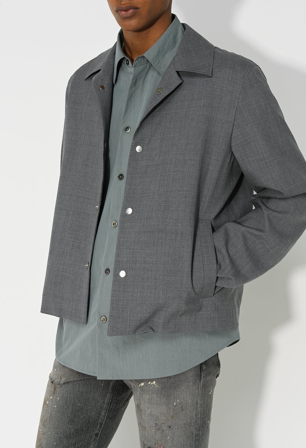 WOOL COACH'S JACKET - 8