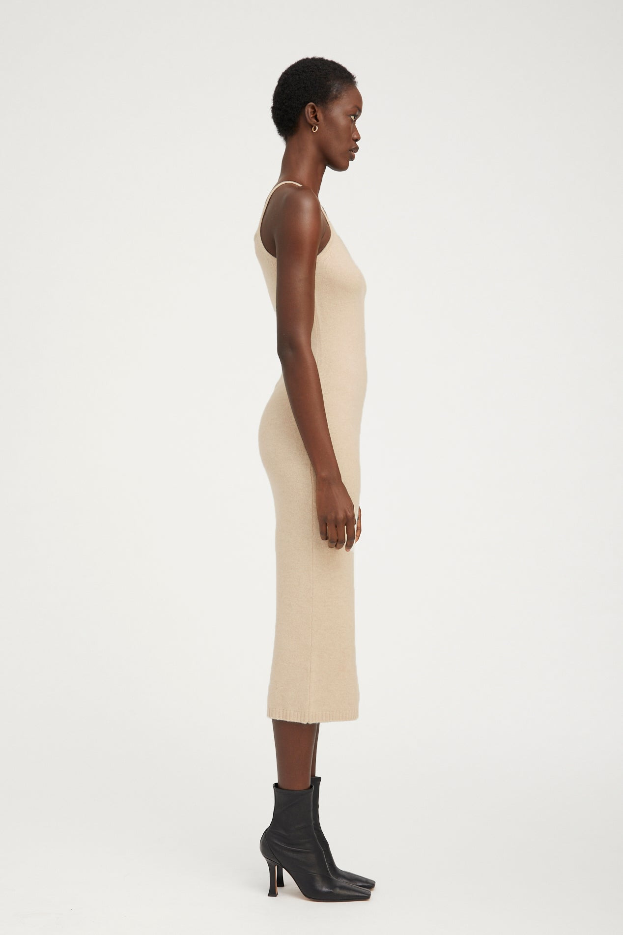 OAT CASHMERE TANK DRESS - 3