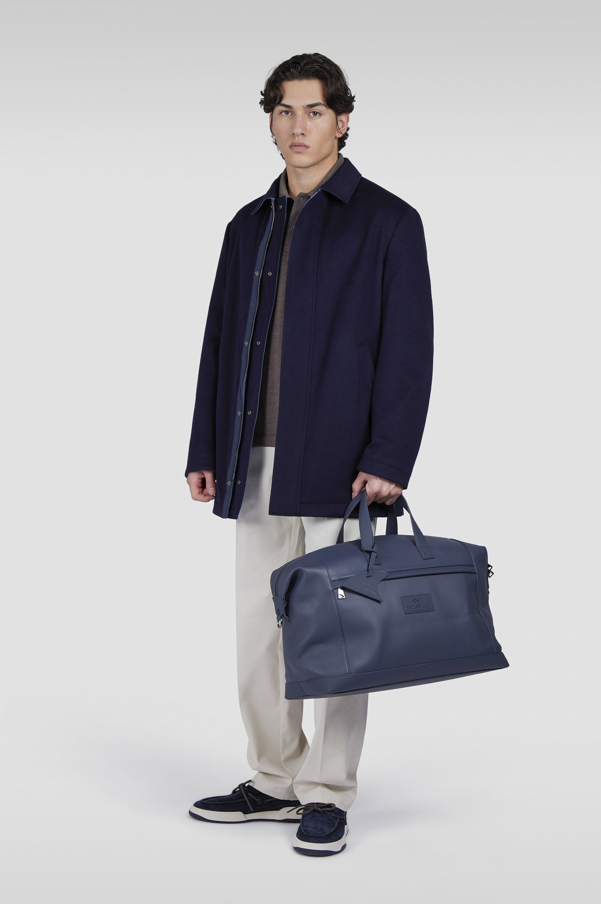 REVERSIBLE CARCOAT IN CASHMERE AND TYPHOON® - 2