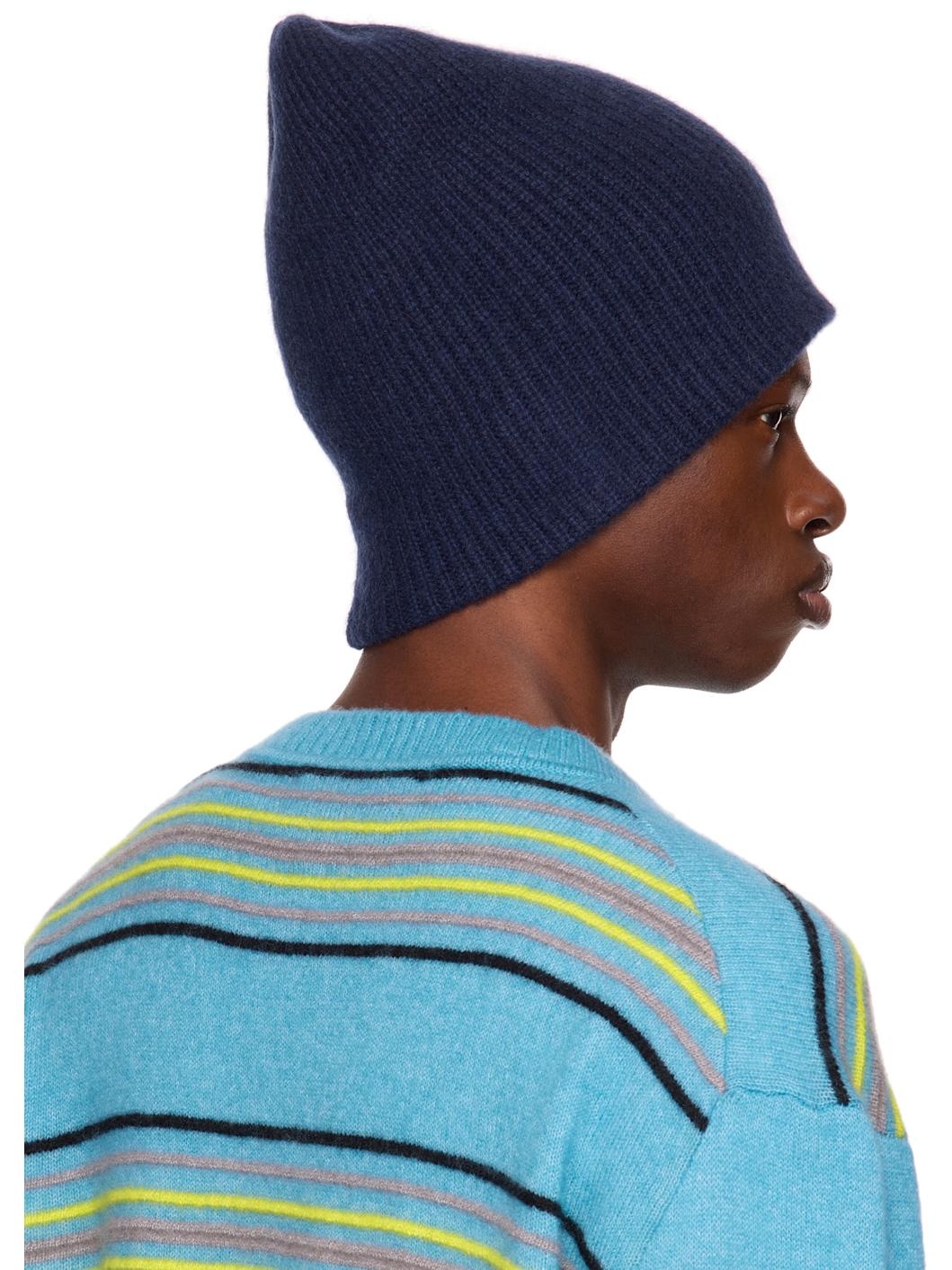 Navy Watchman Beanie - 3