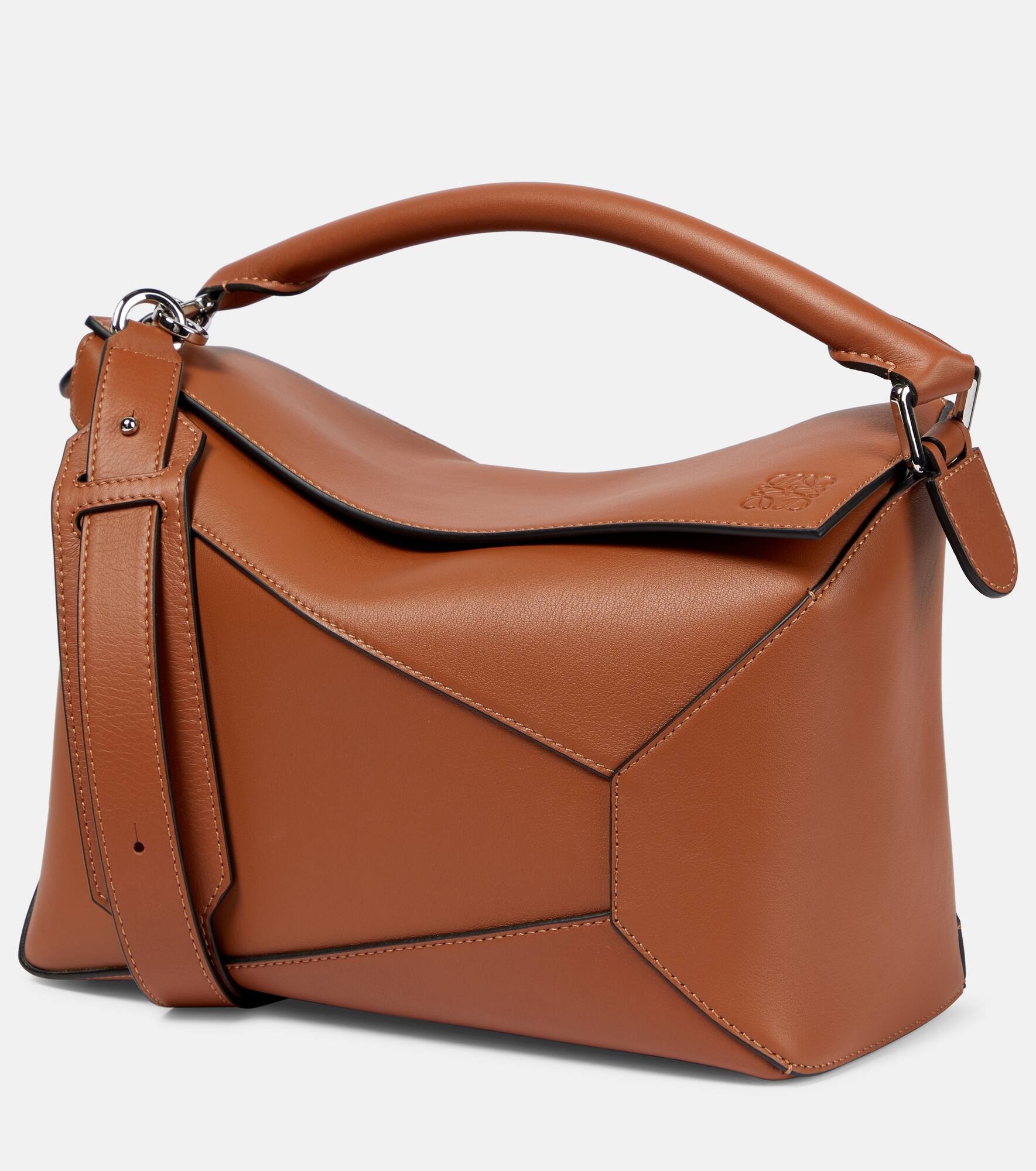 Puzzle Edge leather shoulder bag - 1