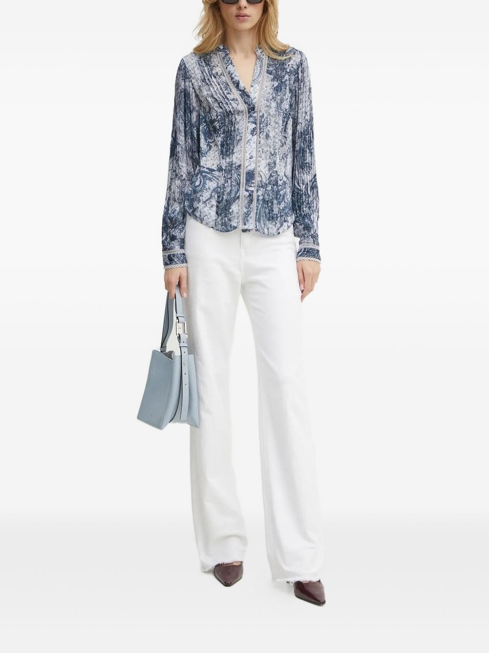 floral-print shirt - 2
