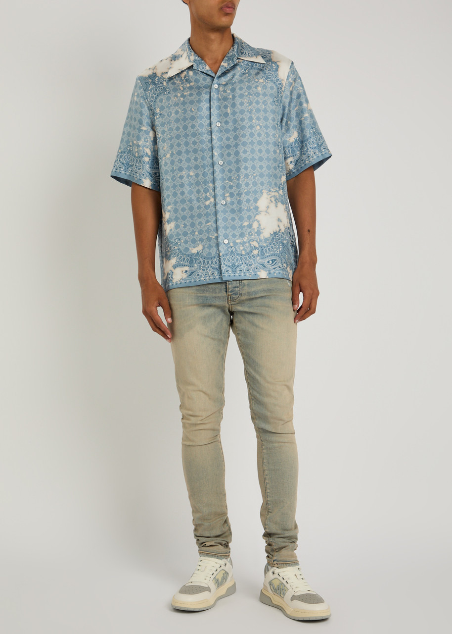 Amiri Bandana Printed Silk-satin Shirt - 4