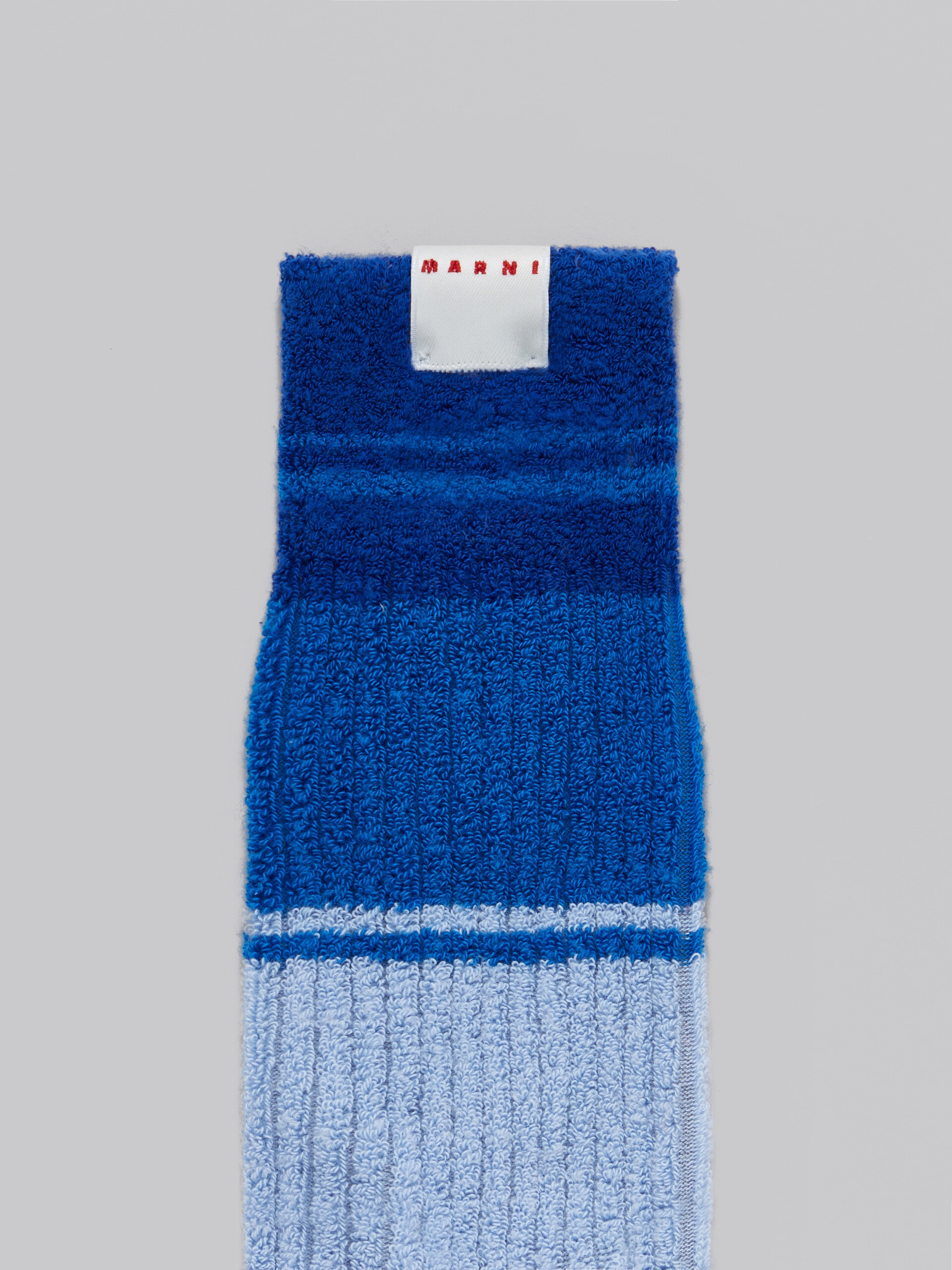 MULTICOLOUR STRIPED TERRY SOCKS - 3