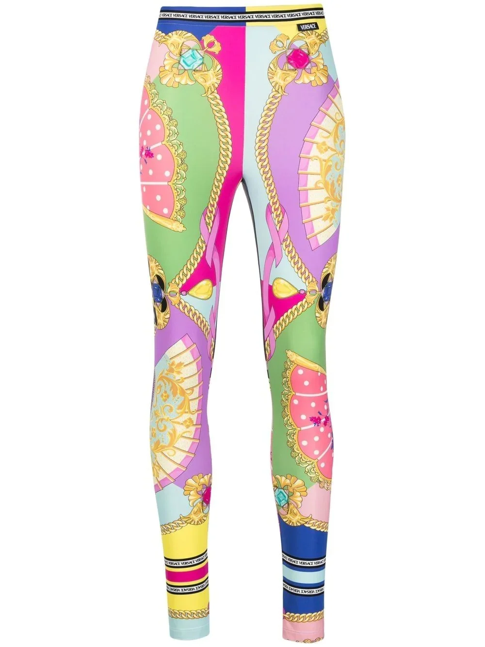 all-over graphic-print leggings - 1