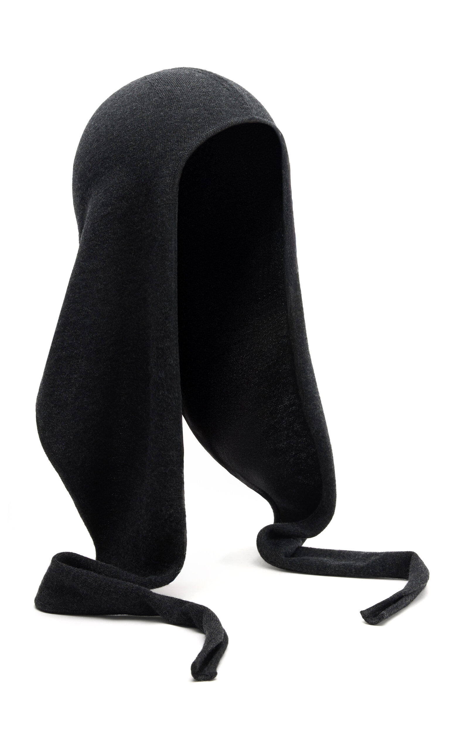 Wool Head Scarf grey - 1