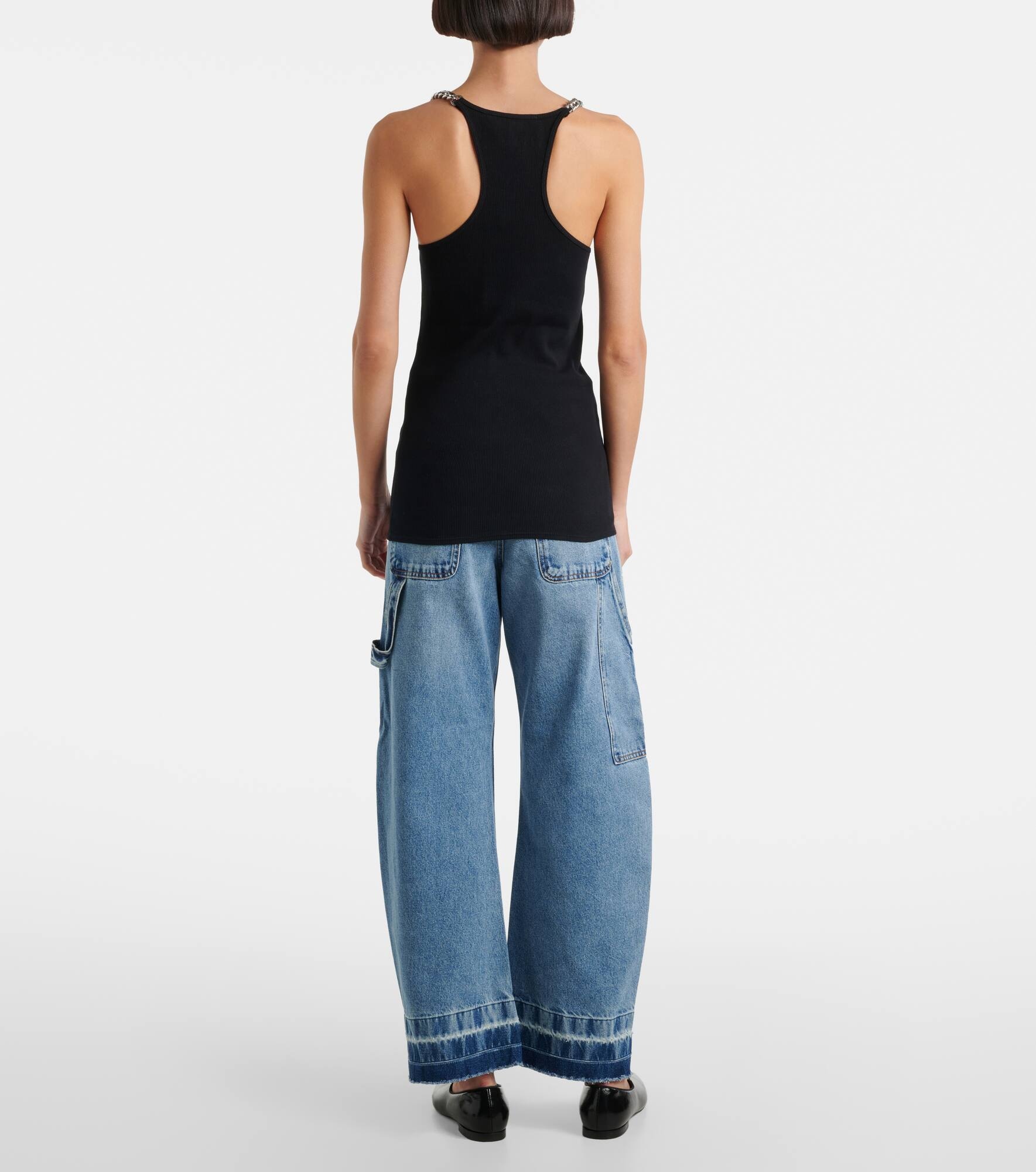 Cotton-blend tank top - 3