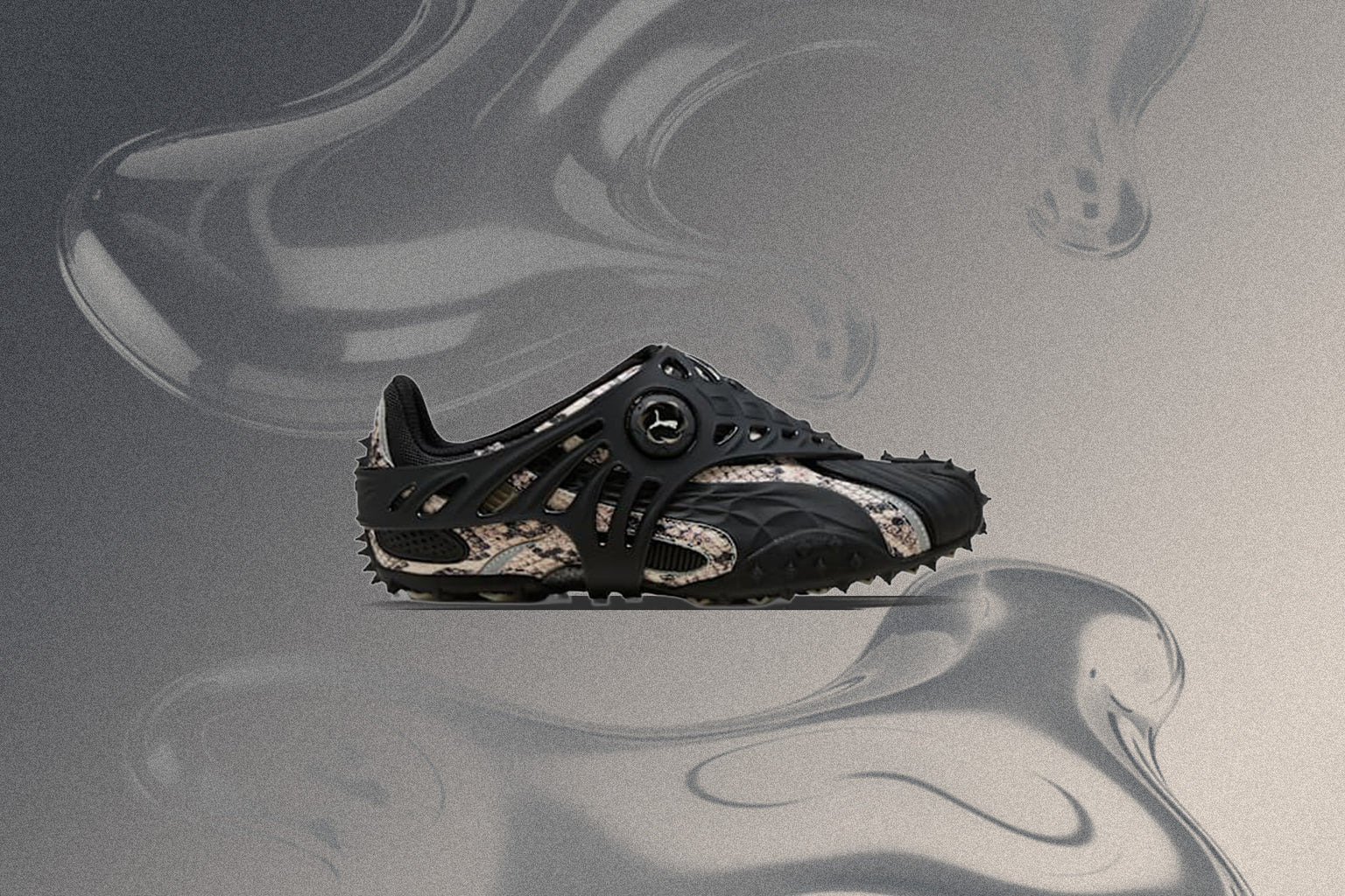 PUMA X A$AP ROCKY MOSTRO GABBIA SNAKE - TOTALLY TAUPE/BLACK - 5