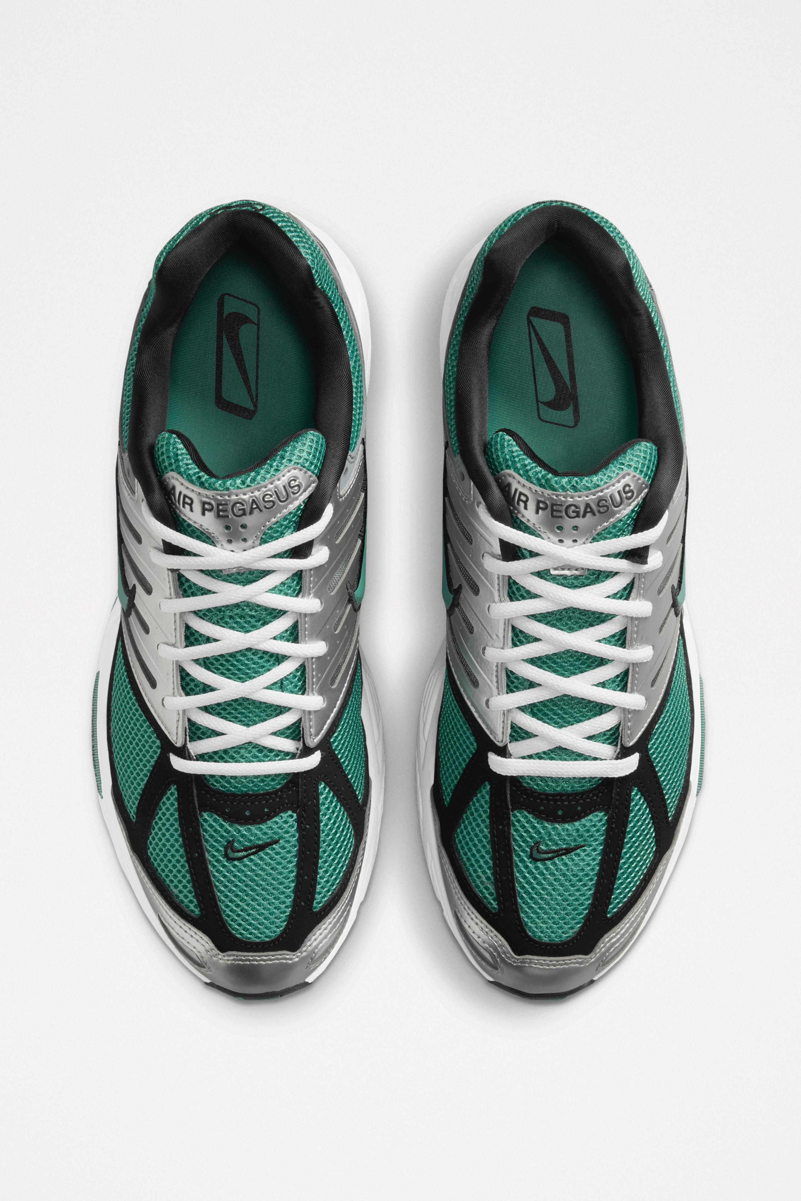 NIKE AIR PEGASUS 2005 METALLIC SILVER / BICOASTAL - 7