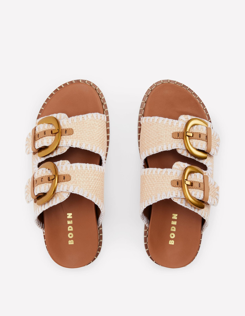 Alberta Footbed Sandals-Natural 4