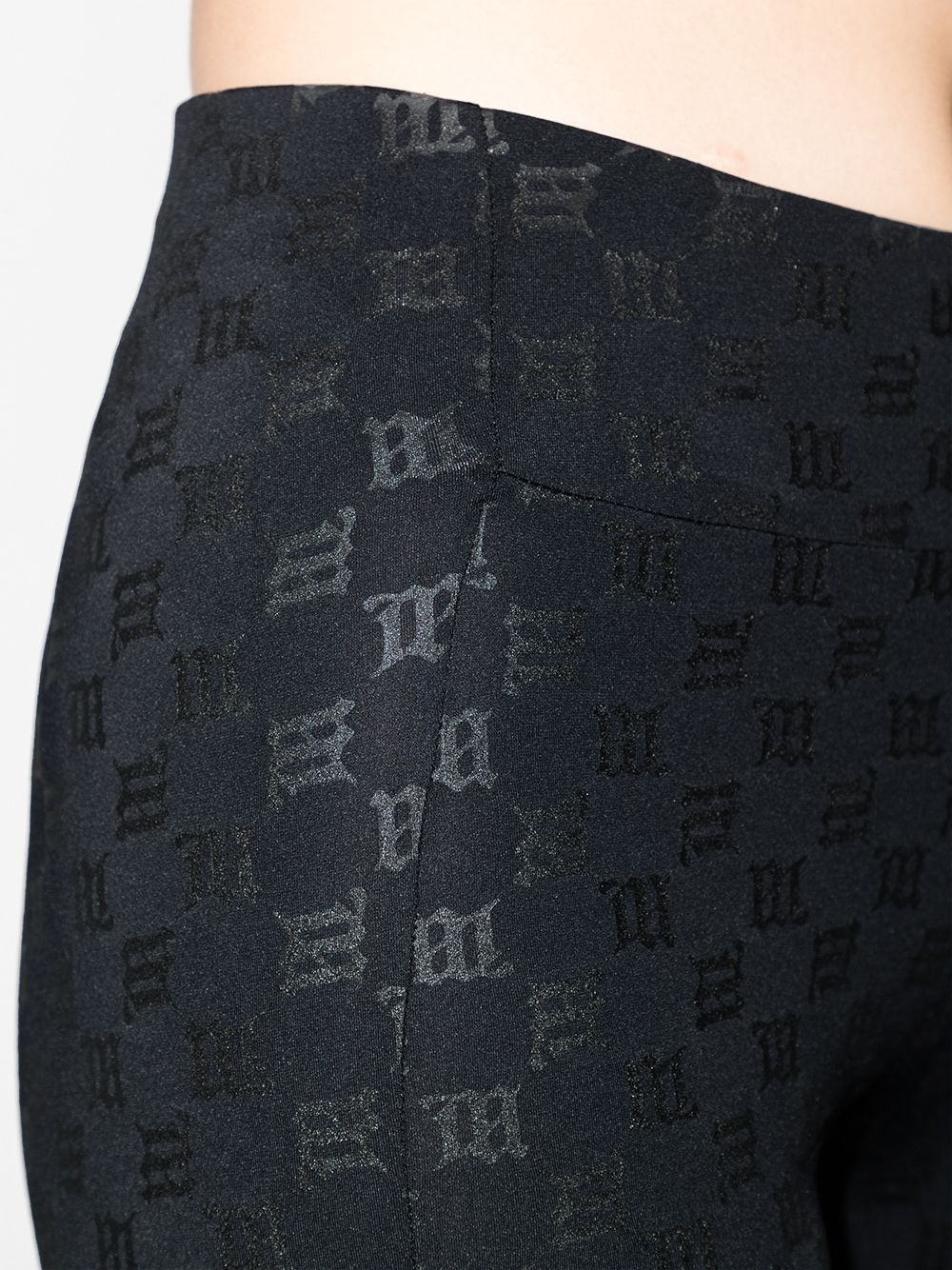 logo print leggings - 4