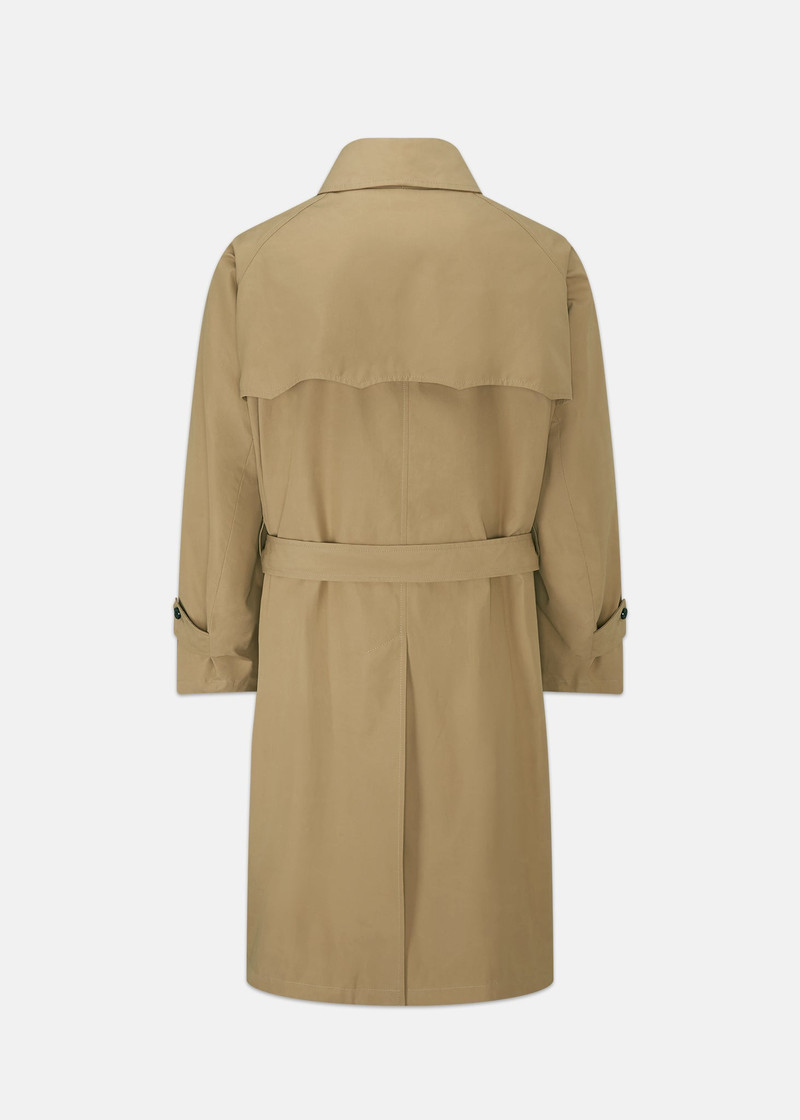 GLOVERALL Men's Palmer Rain Mac Caramel outlook