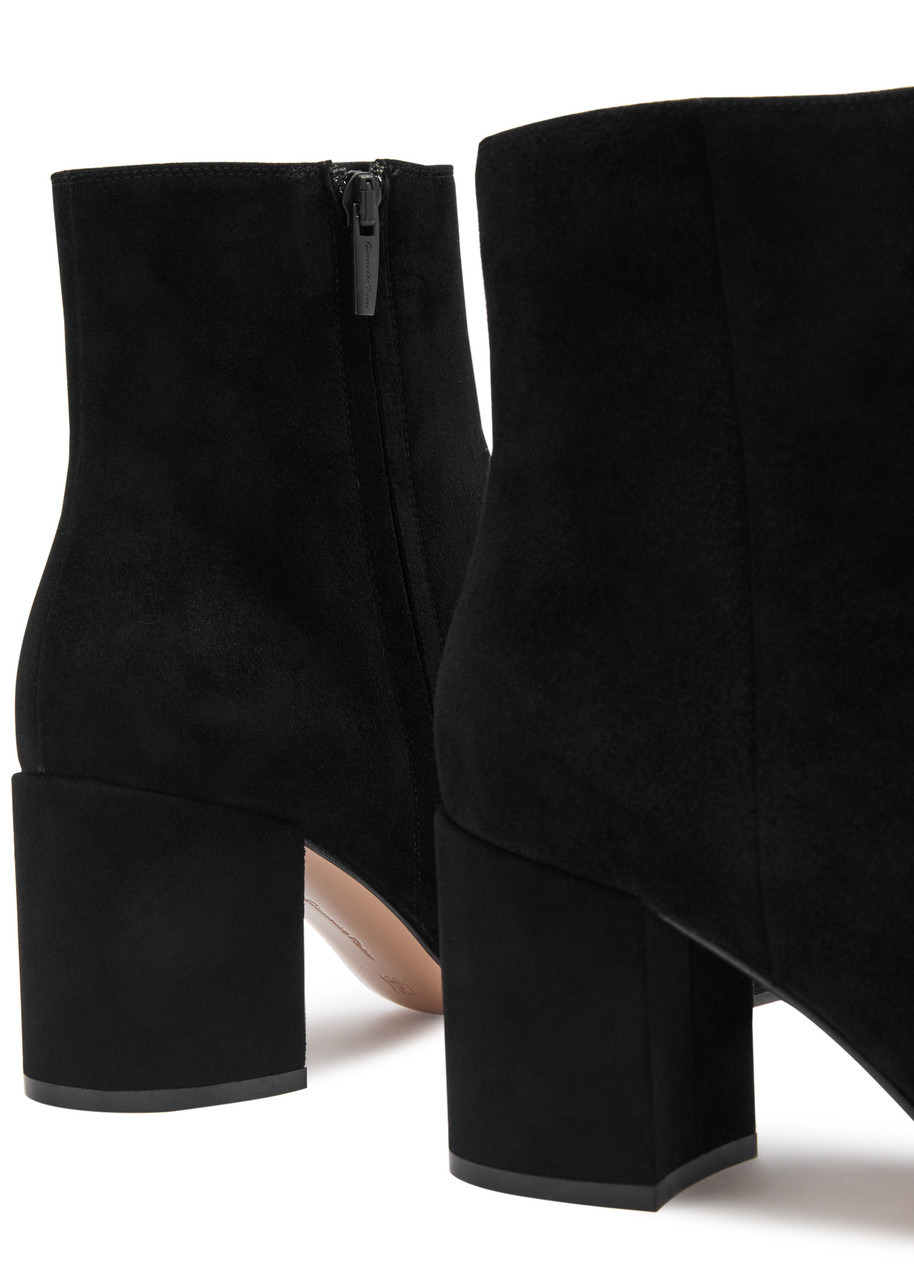 Gianvito Rossi Joelle 80 Suede Ankle Boots - 4