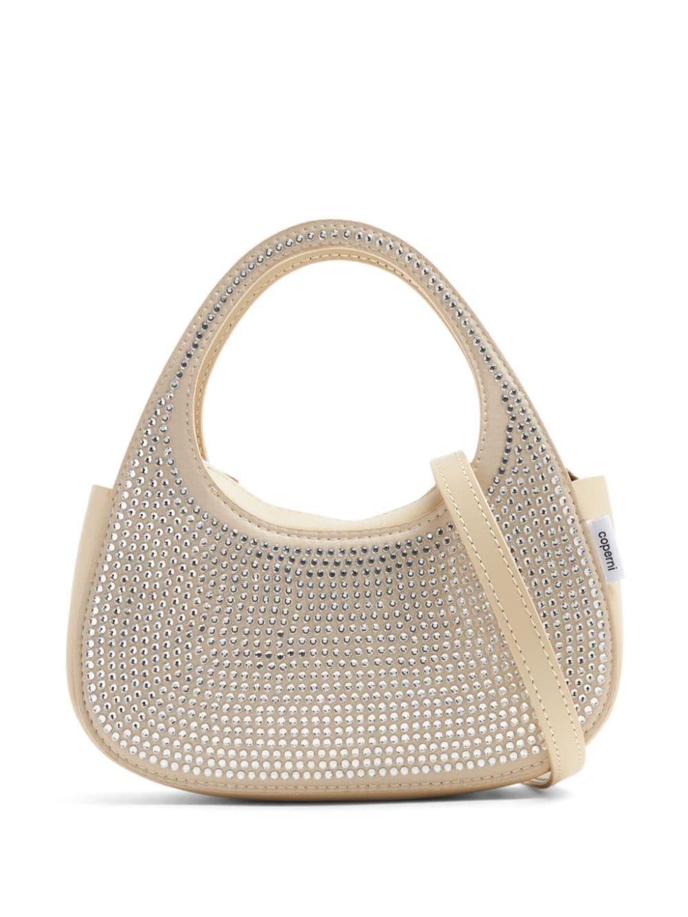 Swipe crystal-embellished bag - 1
