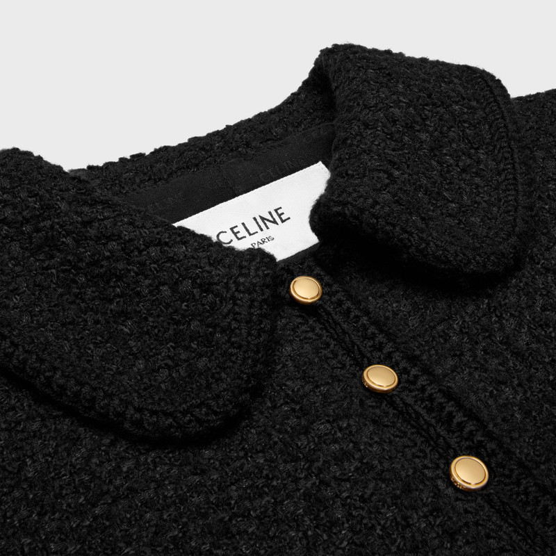 chasseur jacket IN CASHMERE BOUCLETTE NATTE 4