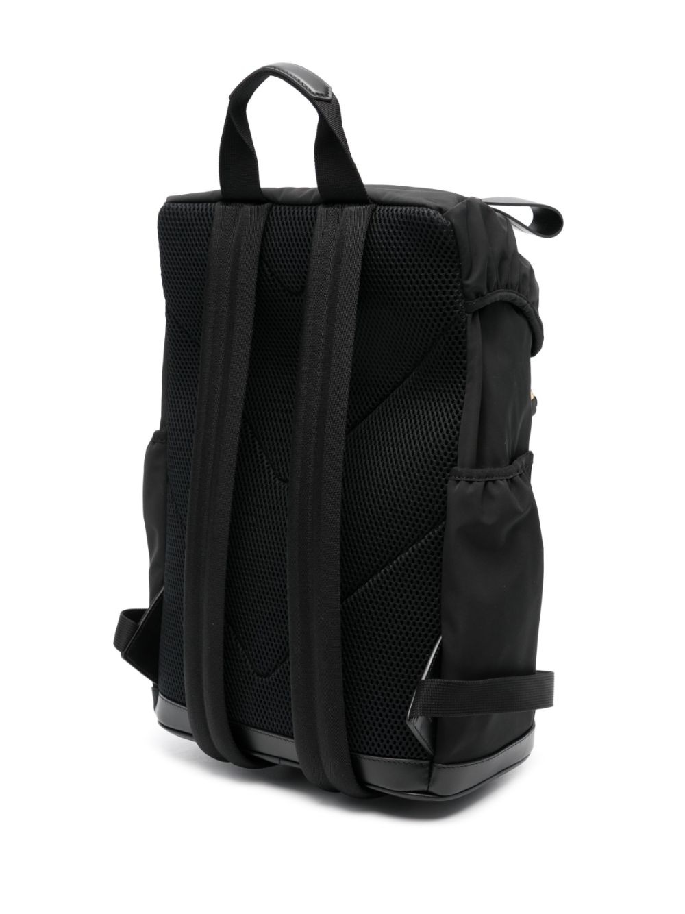 buckle-straps drawstring backpack - 3
