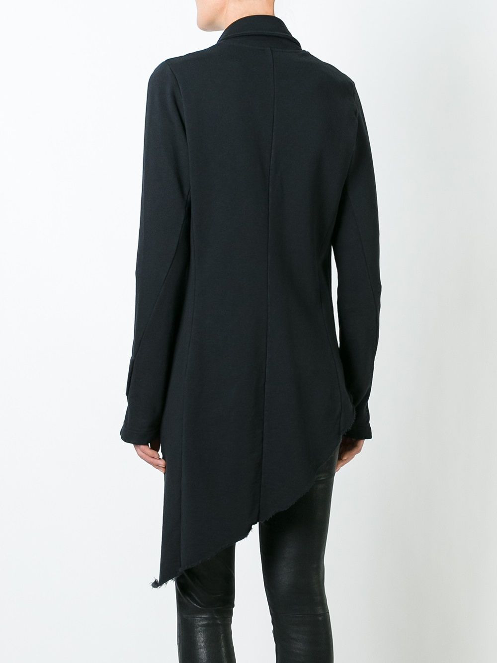 asymmetric hem blazer - 4