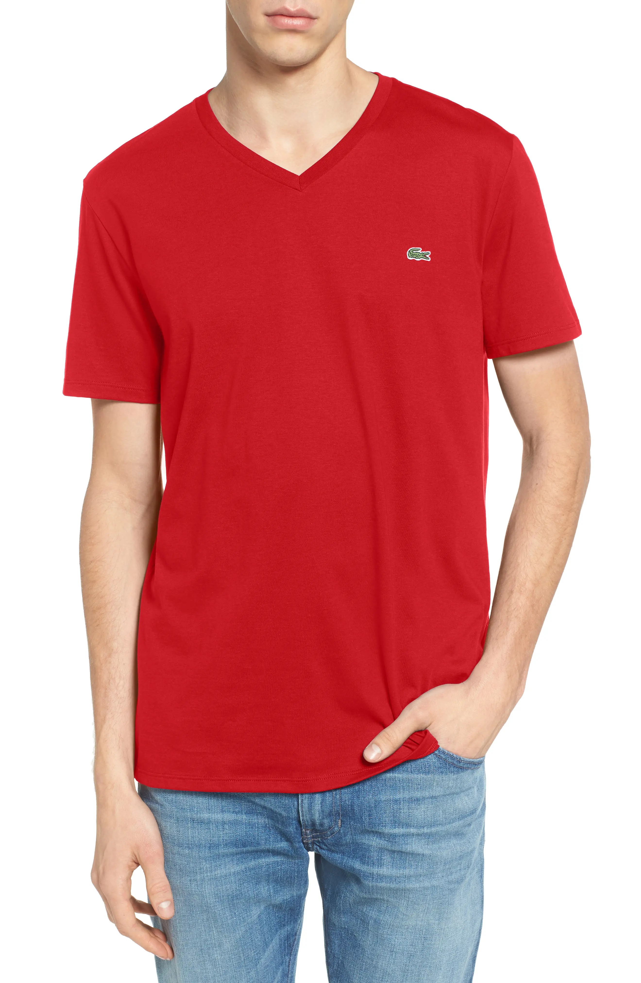 Regular Fit V-Neck T-Shirt - 1