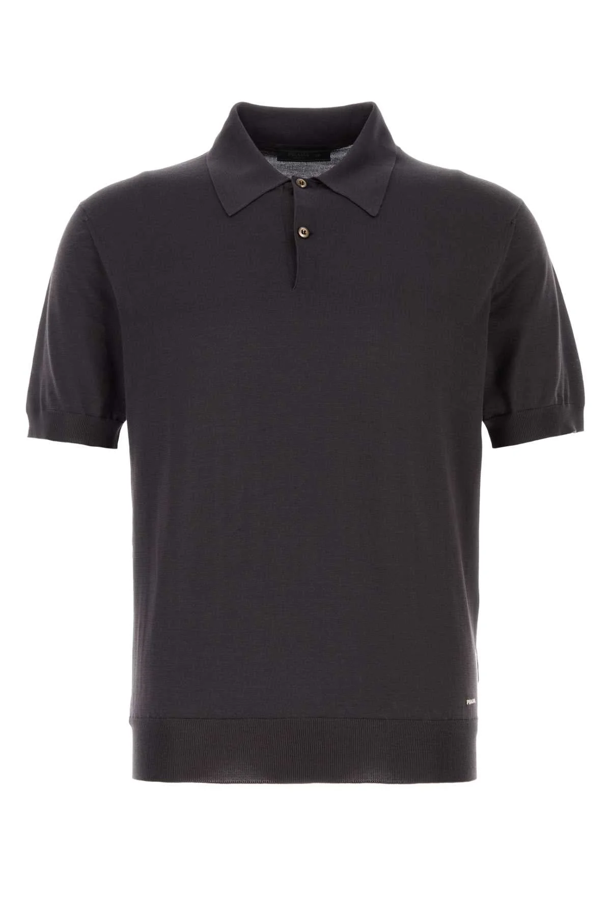 Prada Recycled Silk Polo — Brown - 1
