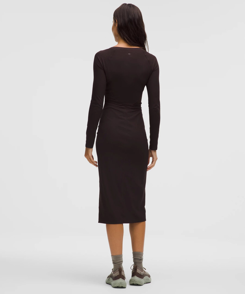 lululemon All Aligned Ribbed Long-Sleeve Midi Dress outlook