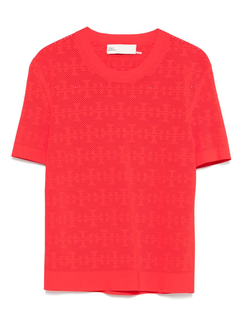 monogram short sleeve T-shirt 1