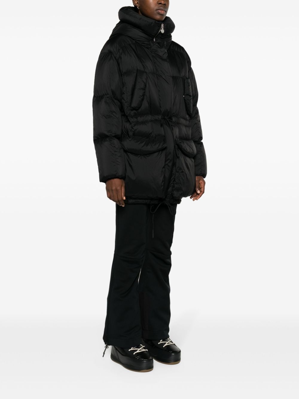 quilted padded coat - 3