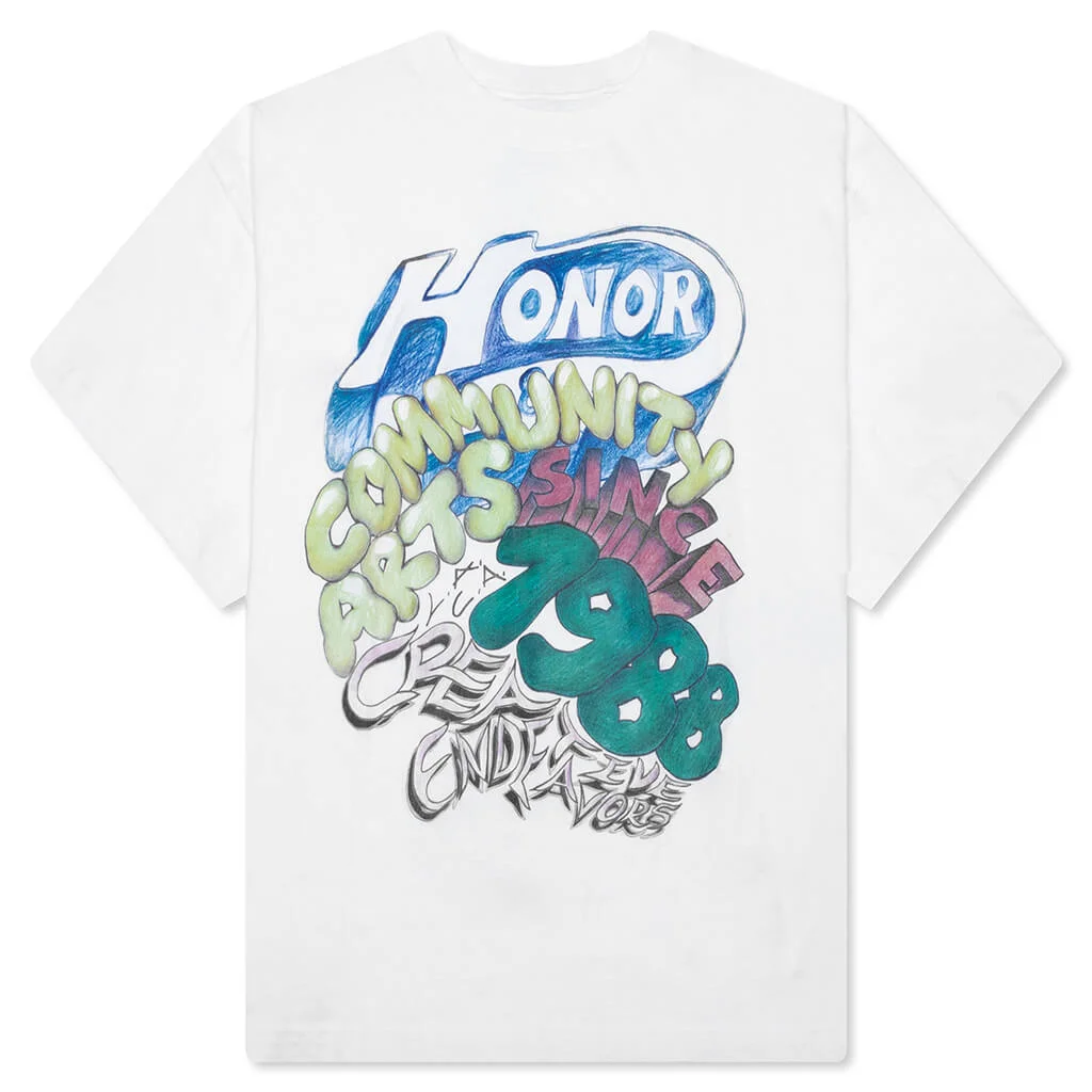 COMMUNITY ARTS CREATIVE TEE - BONE - 1