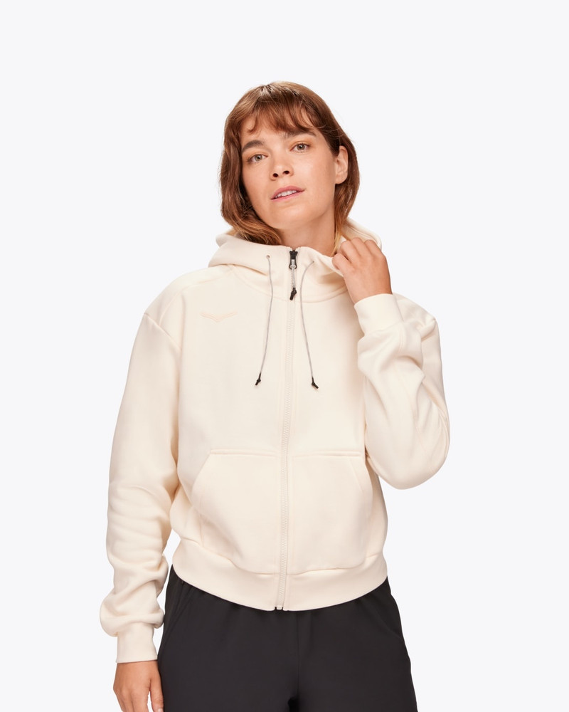 Women's Hoka Essential Full Zip Hoodie 1