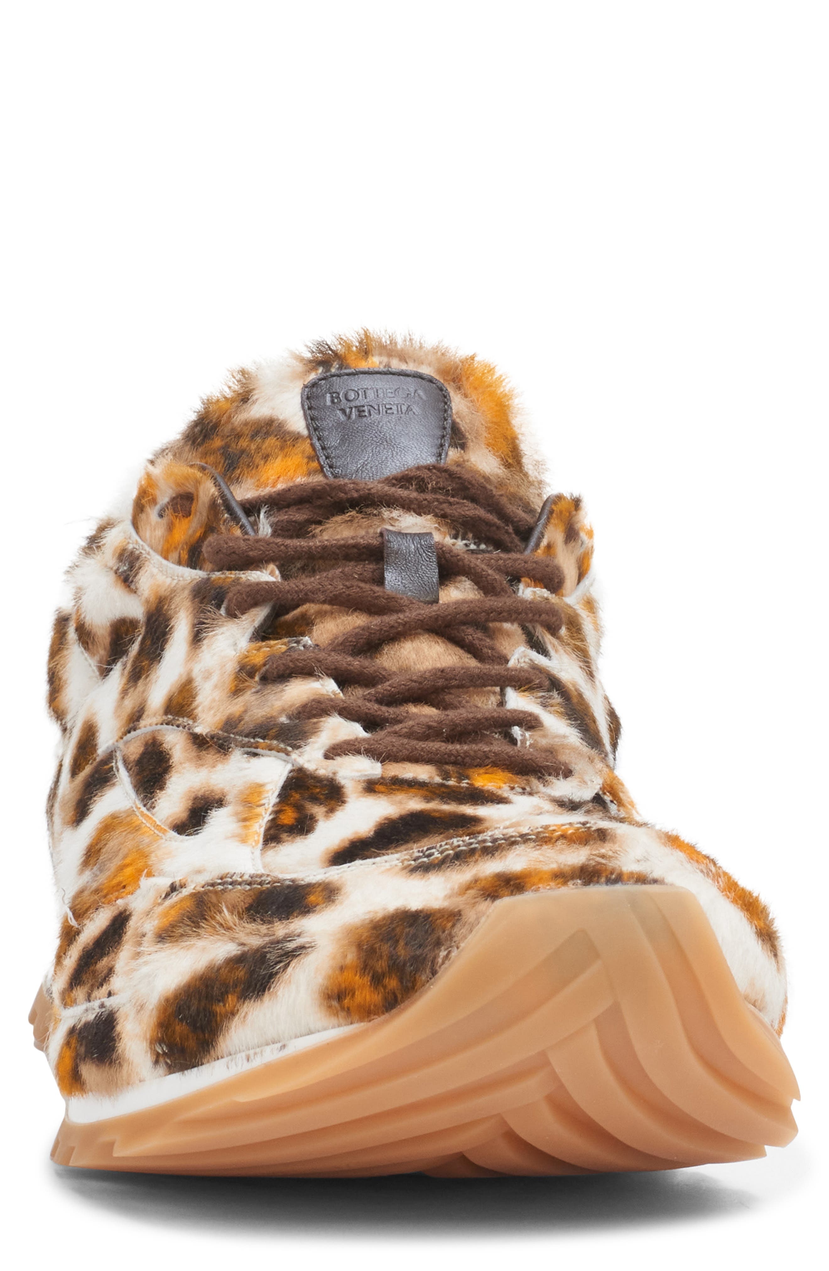 Bottega Veneta Orbit Angora Goat Hair Sneaker in 2729 Jaguar at Nordstrom - 4