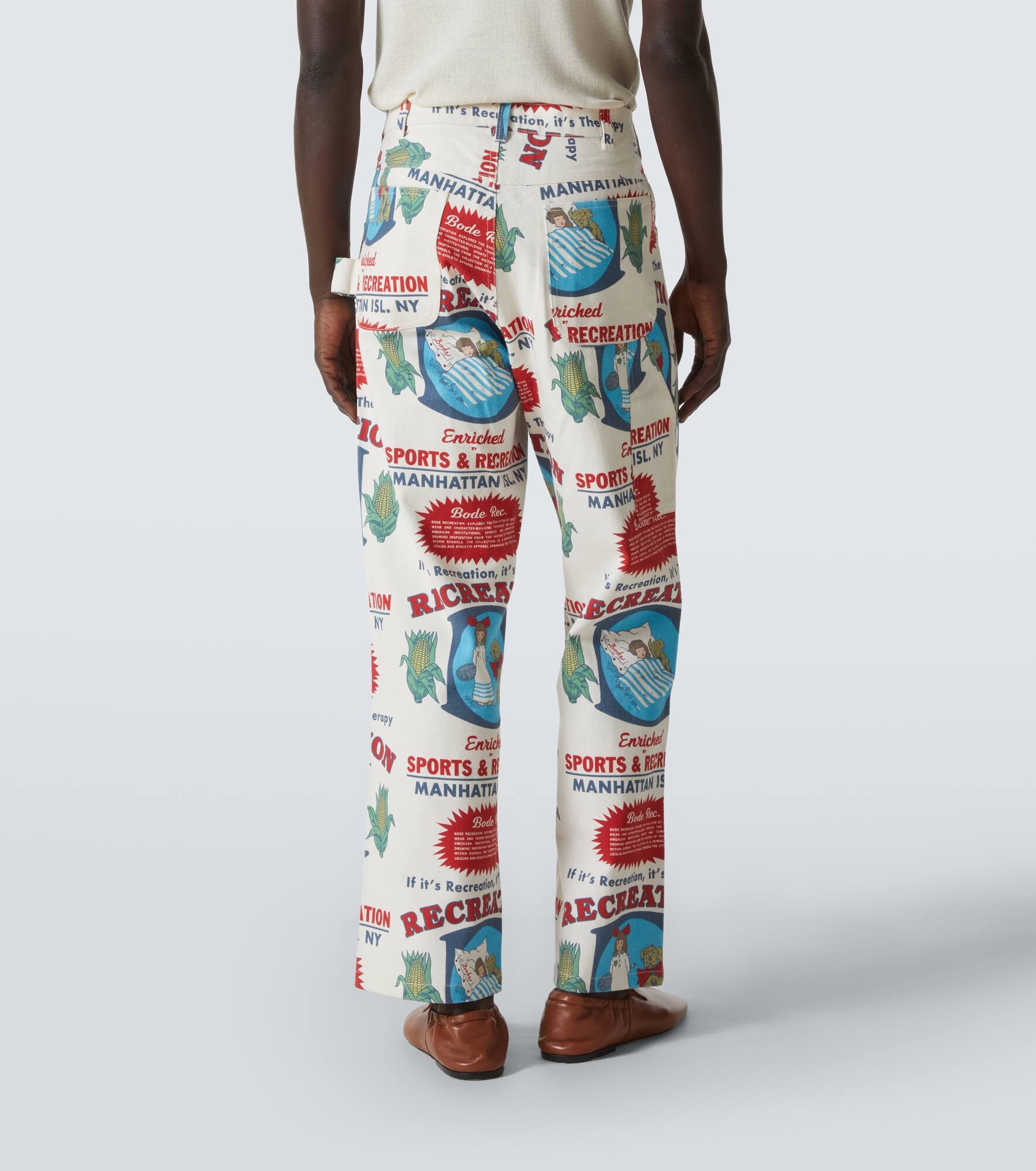 Enrichment Knolly Brook cotton straight pants - 4