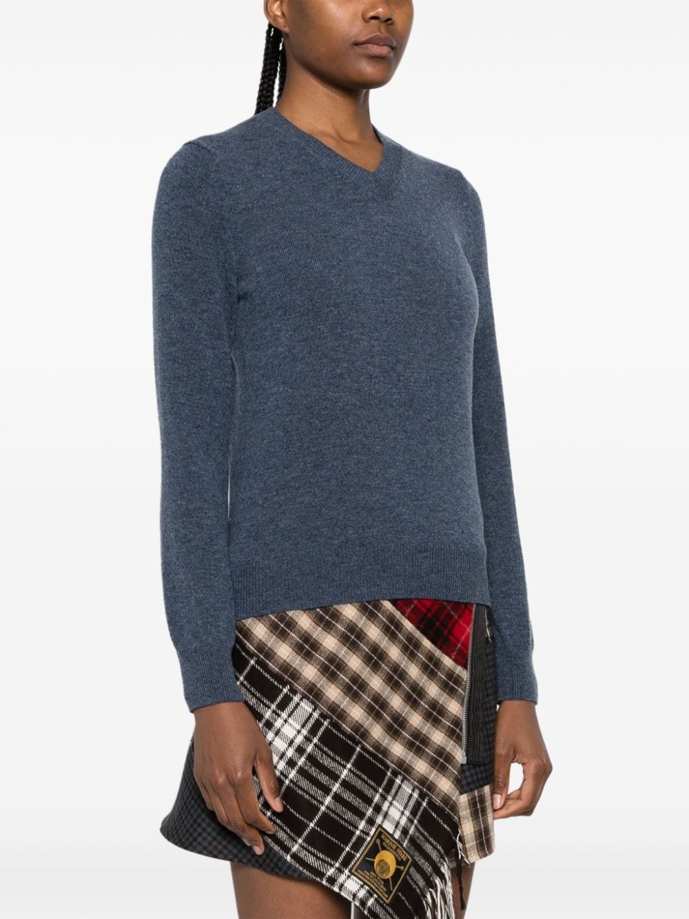 heart logo wool jumper - 3