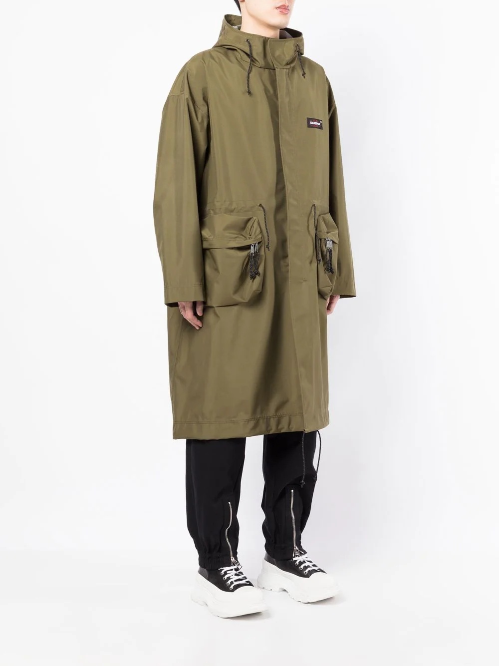 x Eastpak patch-pocket parka coat - 3