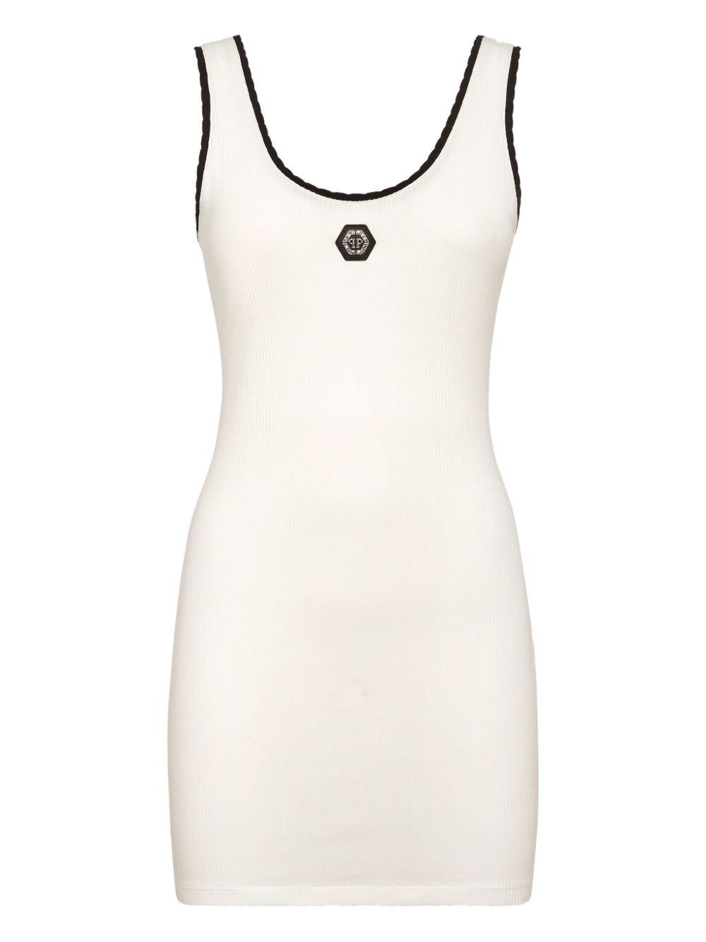 stretch-cotton dress - 1