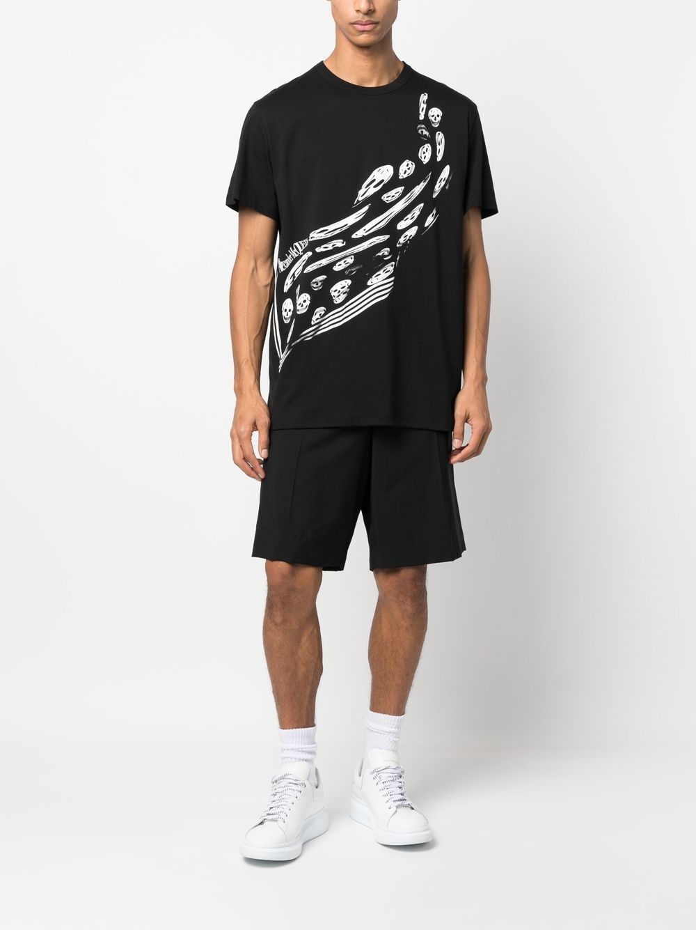 skeleton-print short-sleeved T-shirt - 2