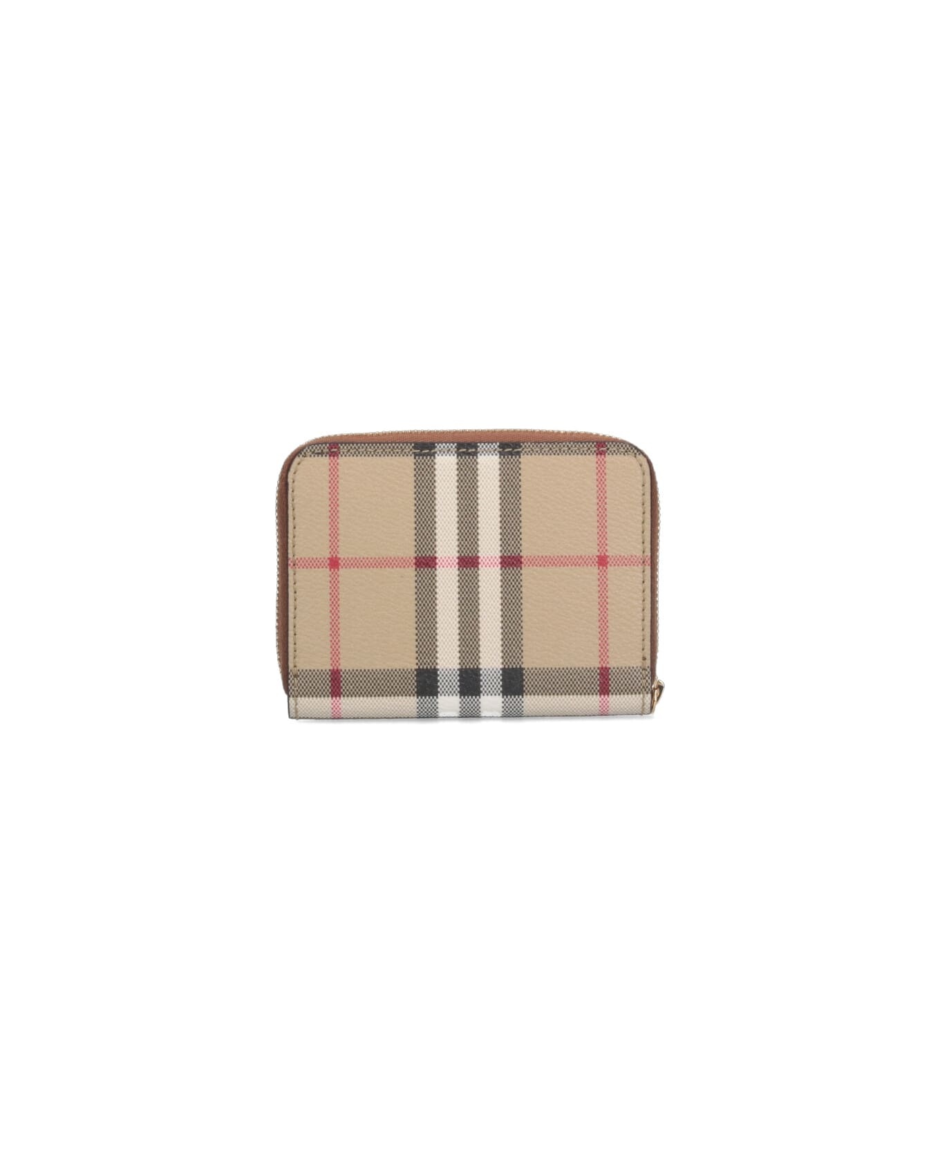 'vintage Check' Zip Wallet - 3