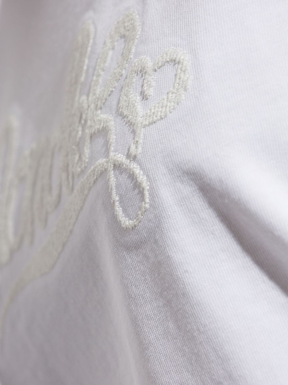 logo-embroidered T-shirt - 4