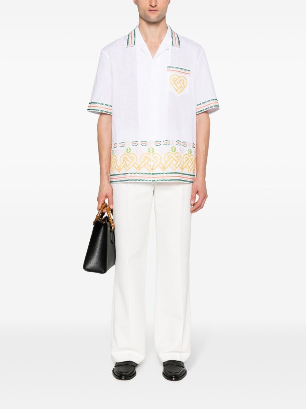 Gradient Heat broderie-anglaise shirt - 2