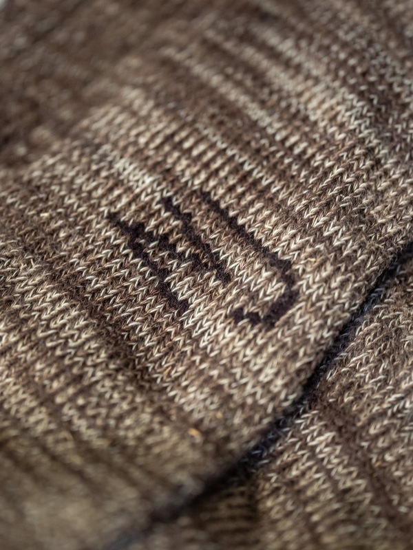 Rasmusson Mens Rib Sock Brownmelange - 2