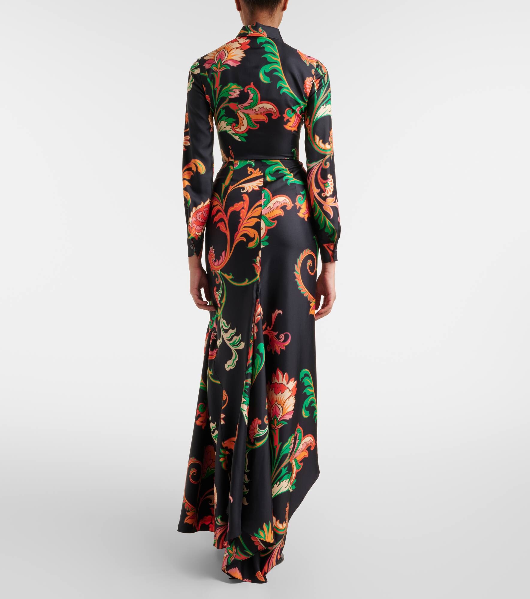 Silk shirt dress - 3