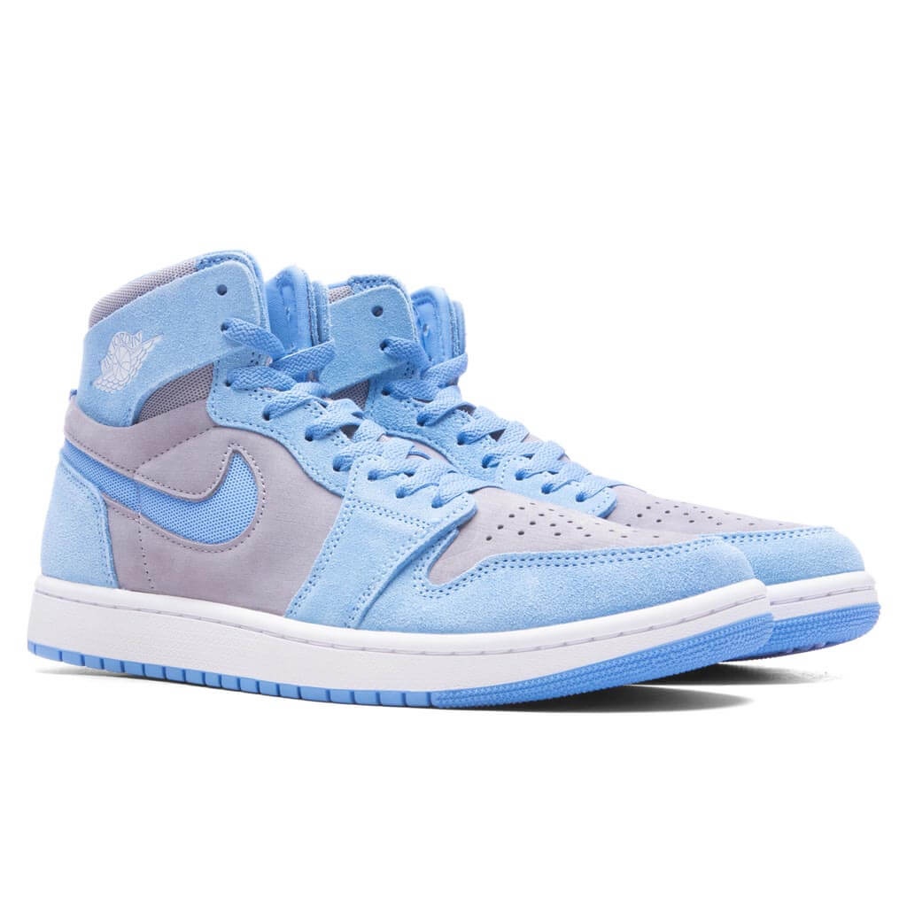 AIR JORDAN 1 ZOOM COMFORT 2 - CEMENT GREY/WHITE/UNIVERSITY BLUE - 2