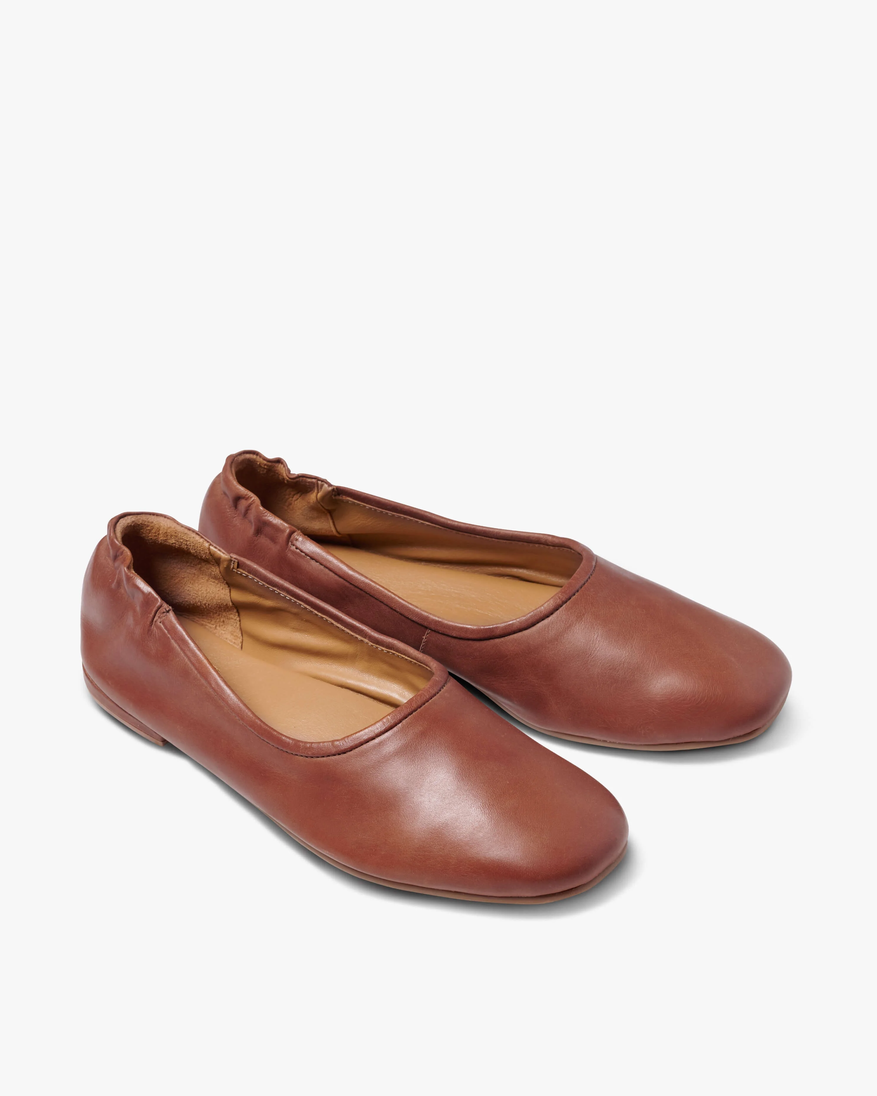 Swan Leather Ballet Shoe - 1