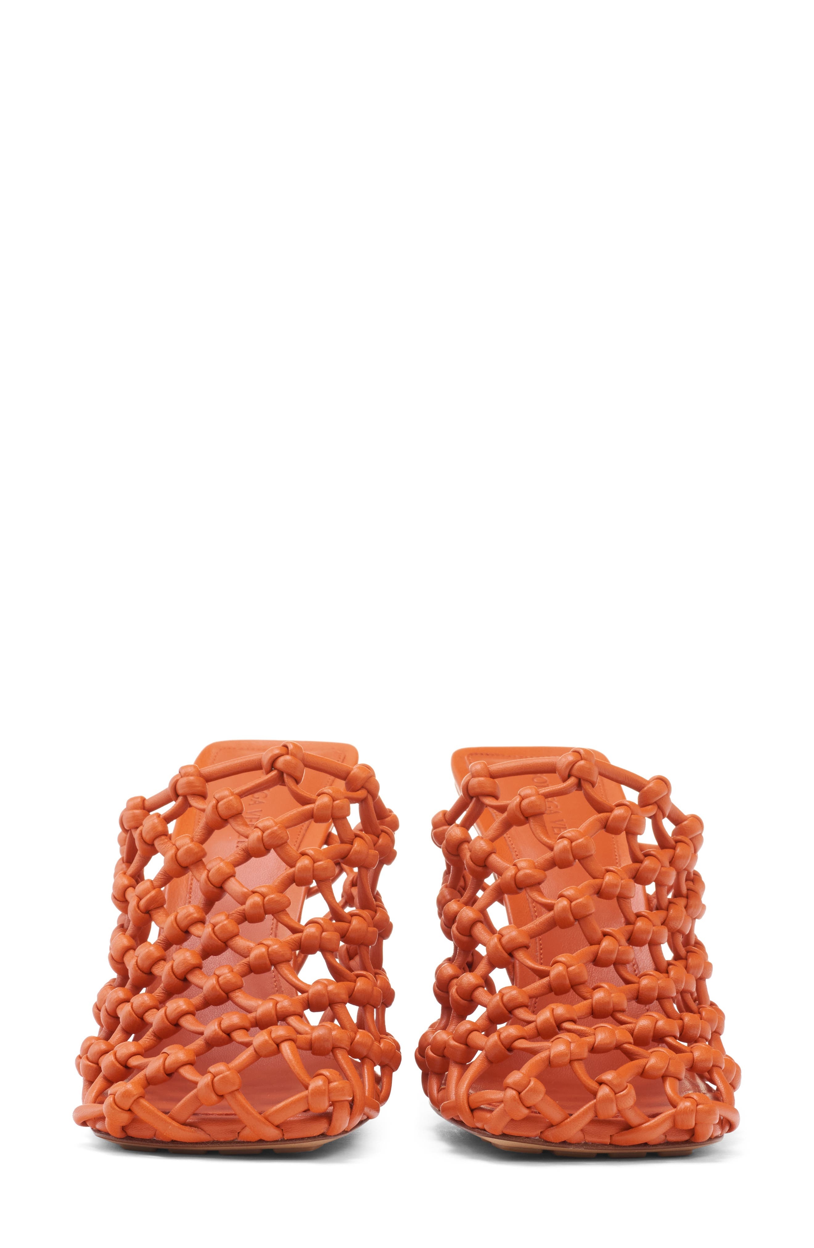 Bottega Veneta Knotted Weave Pump in Burned Orange at Nordstrom - 5