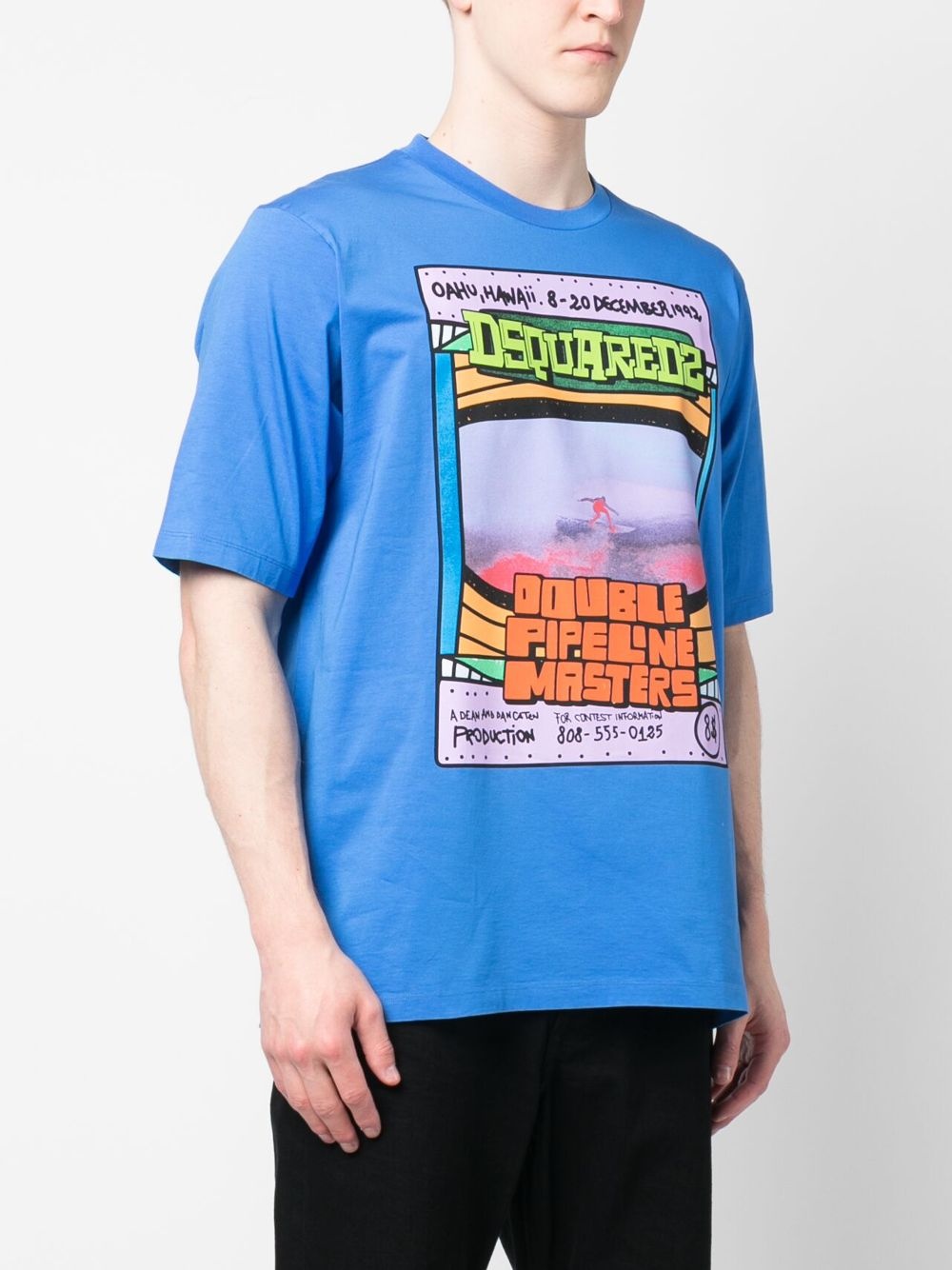 graphic-print short-sleeve cotton T-shirt - 3