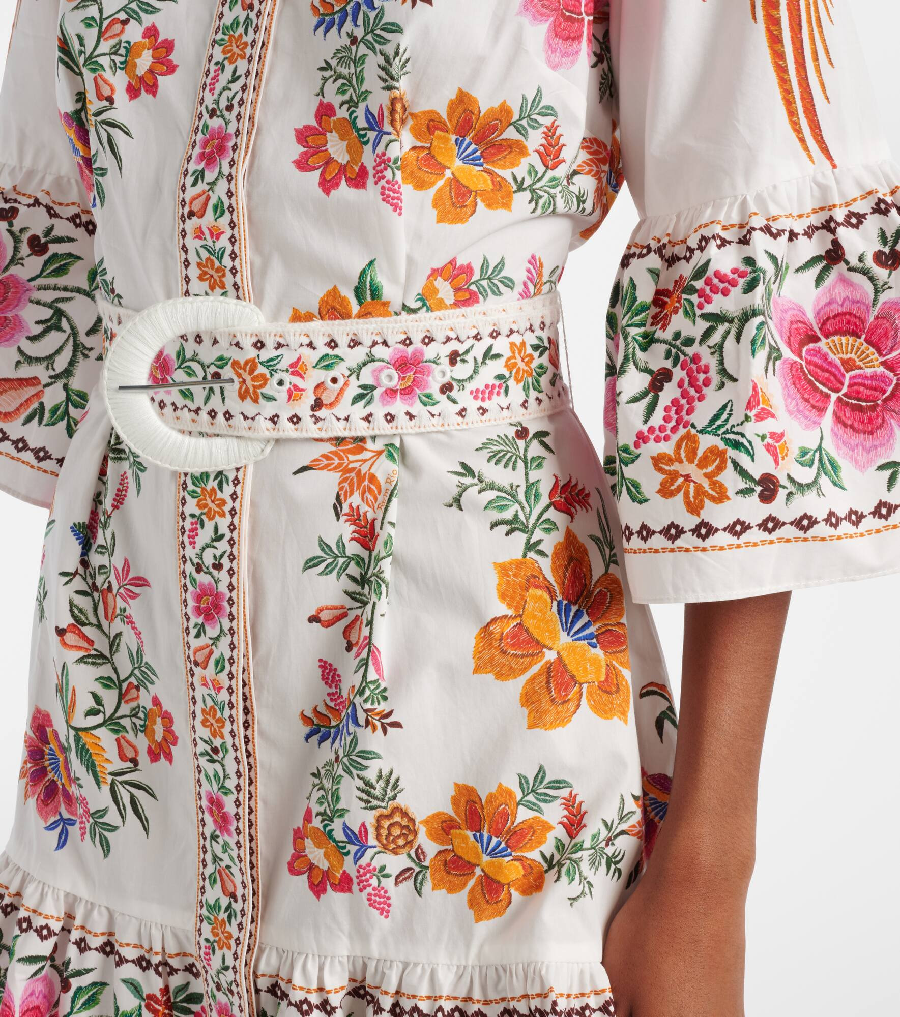 Floral cotton minidress - 5