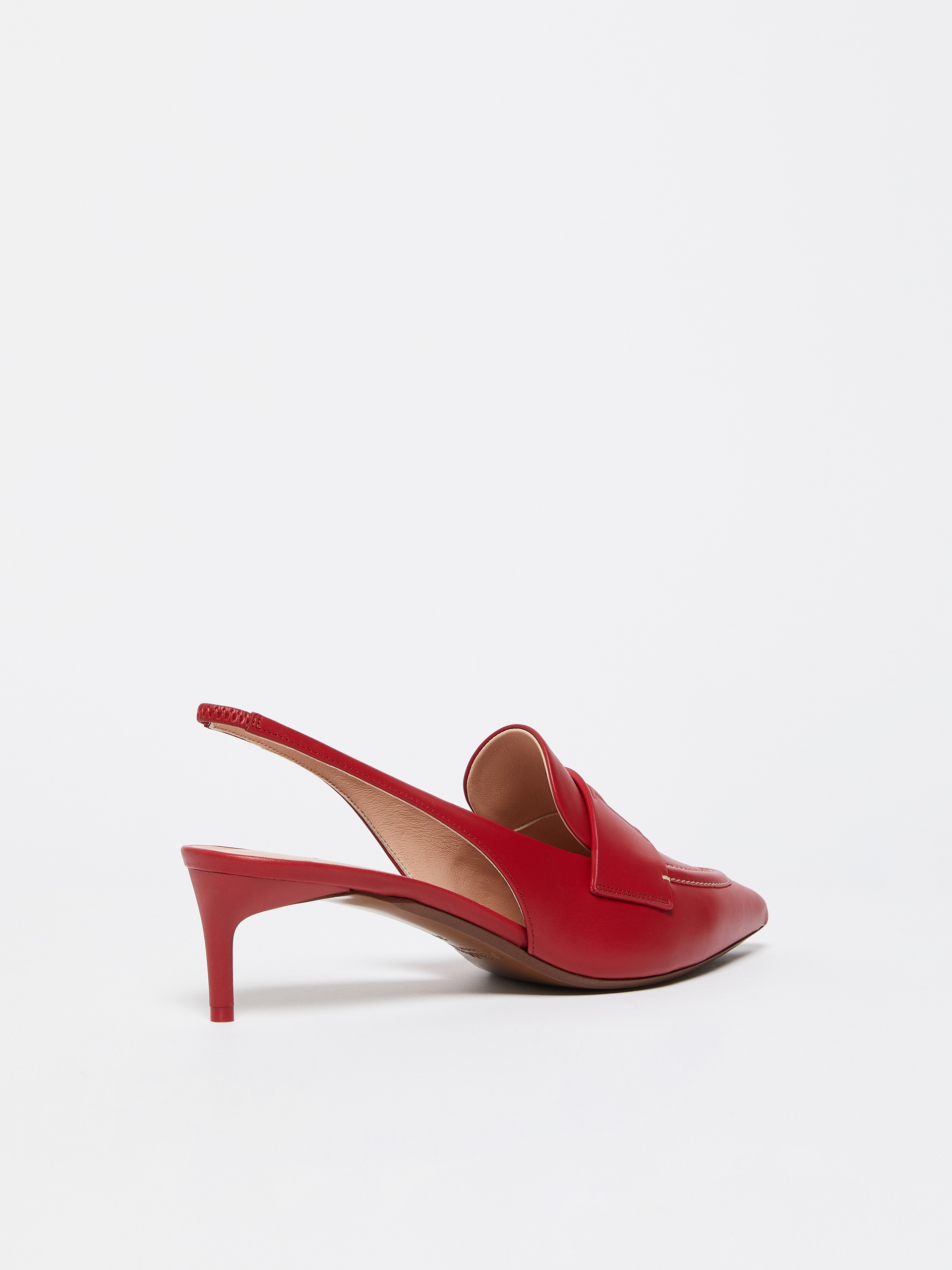 CATY Leather slingbacks - 3