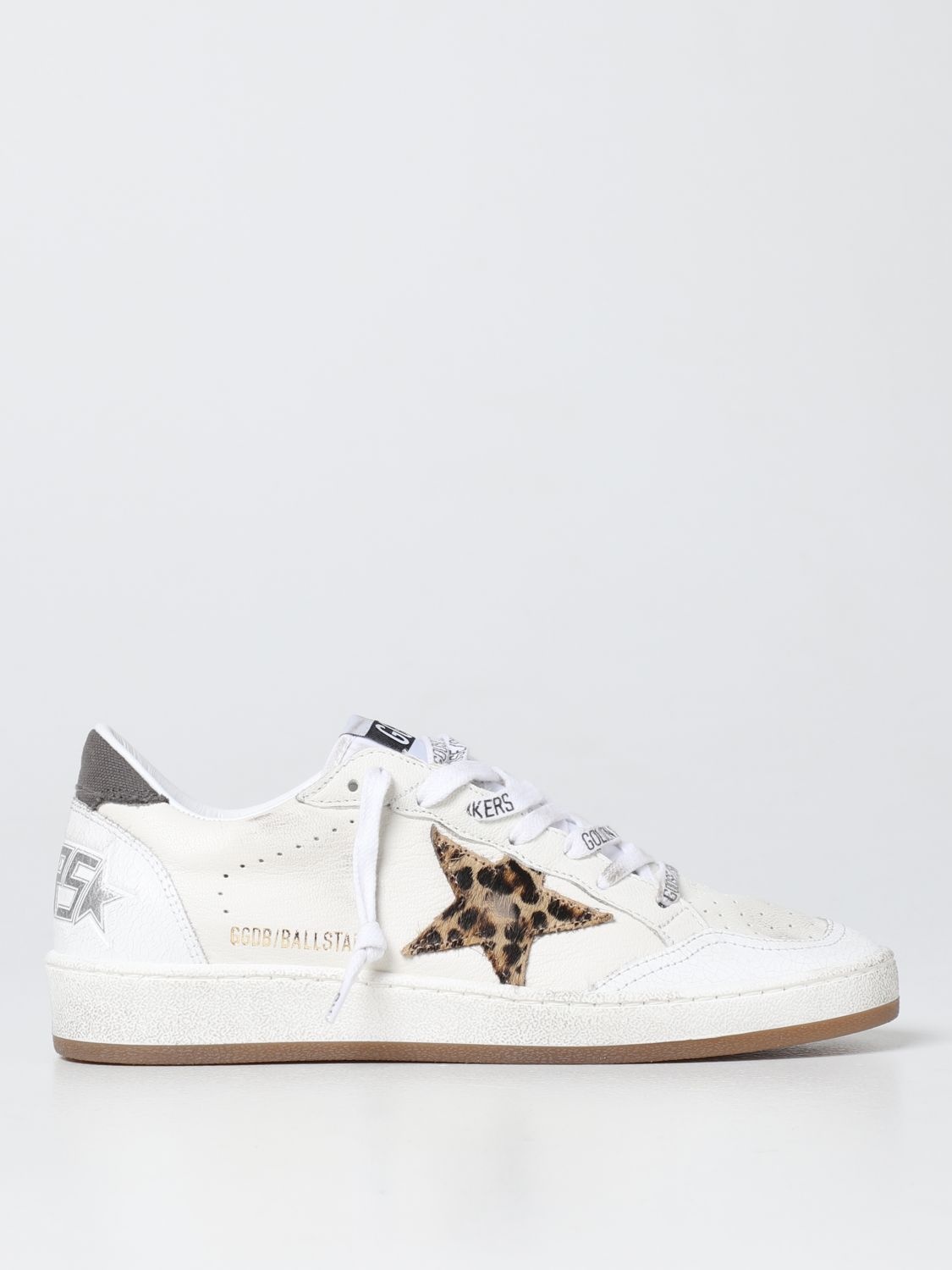 Golden Goose Golden Goose Ball Star sneakers in crackle leather | giglio |  REVERSIBLE