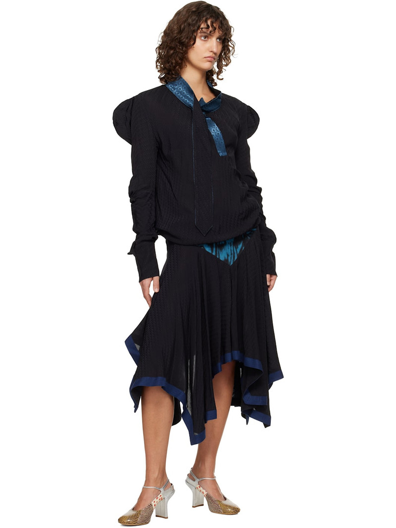 Kiko Kostadinov Black Evelyn Blouse outlook