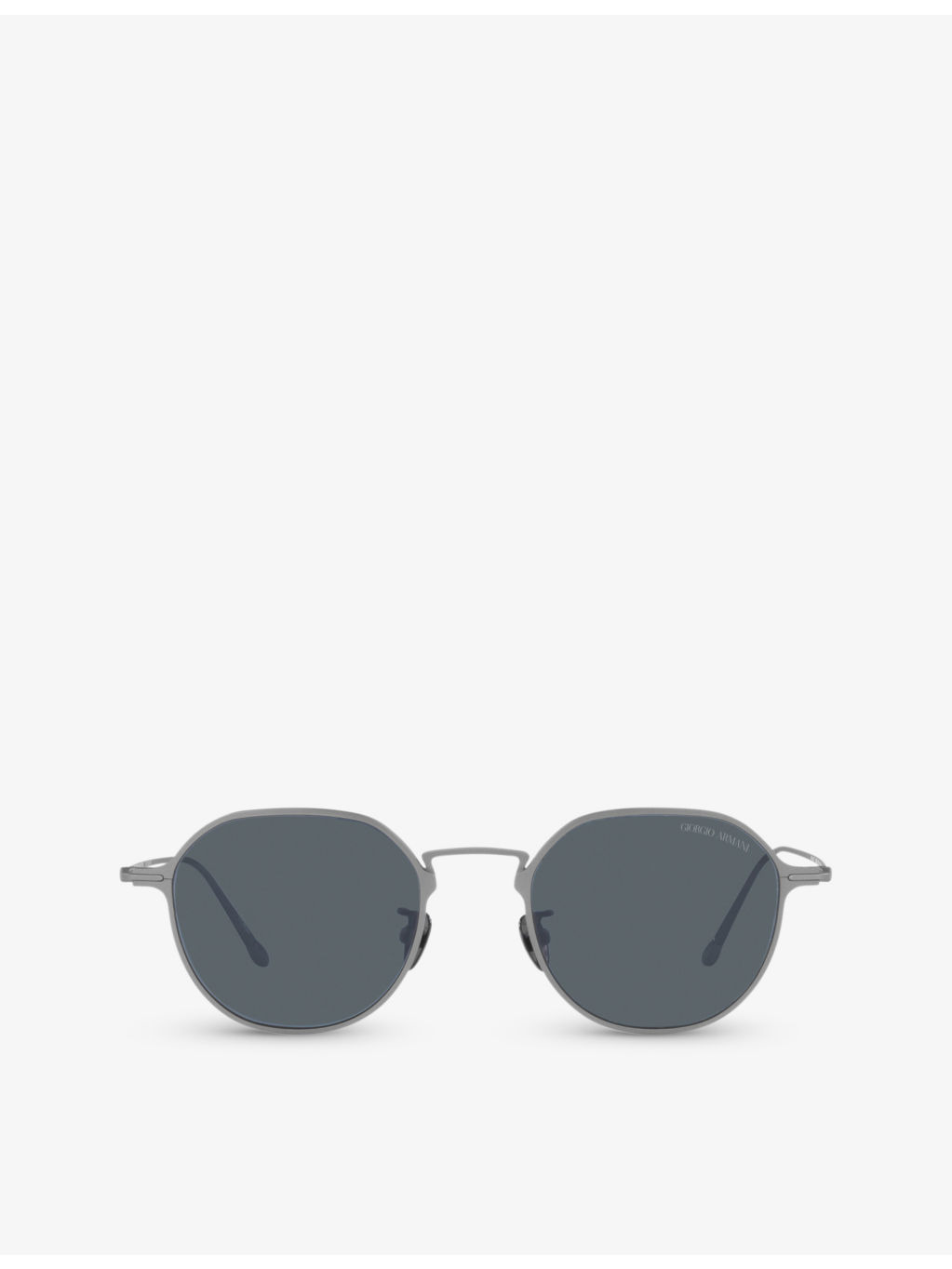 AR6138T pillow-frame titanium sunglasses - 1