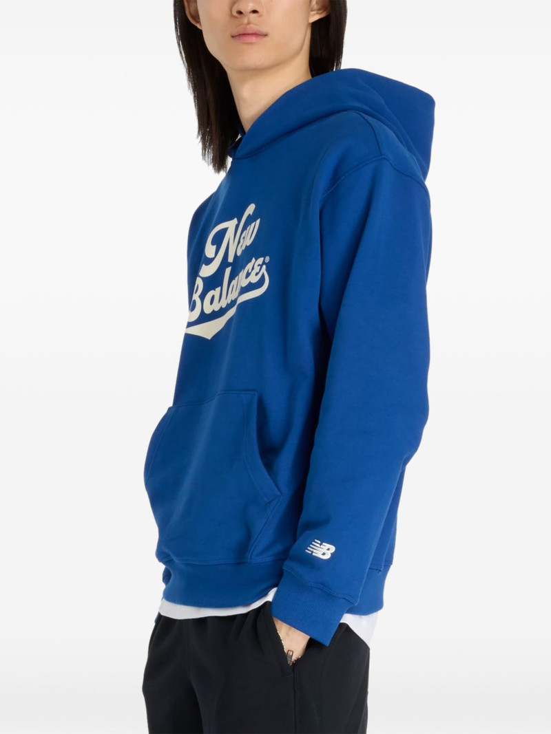 New Balance logo-print hoodie outlook