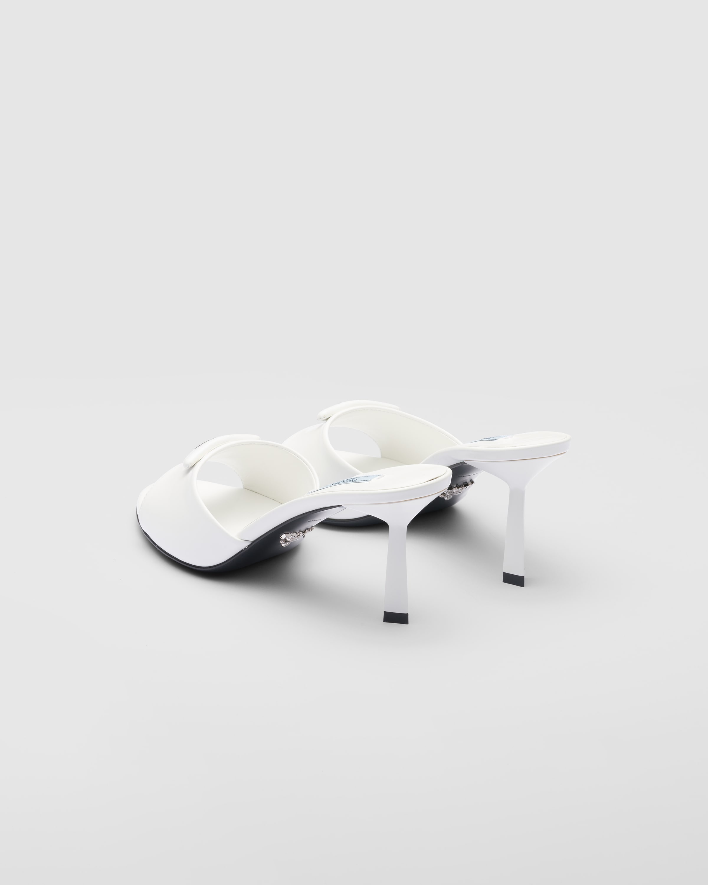 Brushed leather sandals - 5